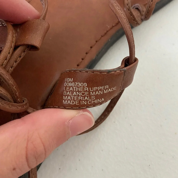 Nomi women’s wrap‎ strap leather sandals — size 10 - Picture 4 of 6